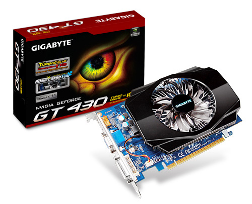 Gigabyte GeForce GT 430 Turbo Cache: назад в 2004 год