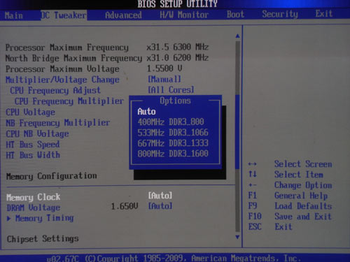  ASRock 890FX Deluxe4 частота памяти 