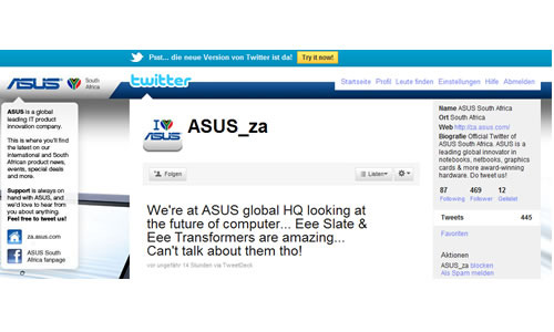 ASUS Tweeter