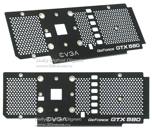 EVGA GTX 580 Backplate EVGA GTX 580 Backplate