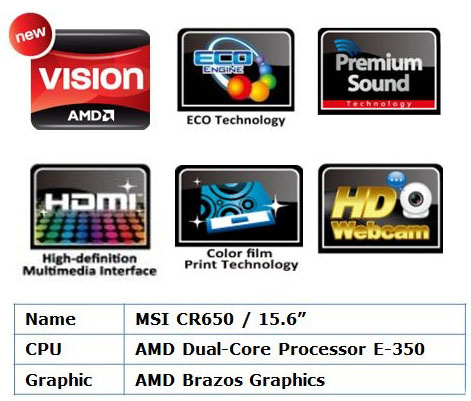 MSI CR650 MSI CR650
