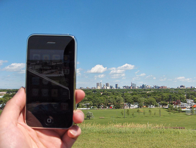 iPhone 4: съёмка панорамы