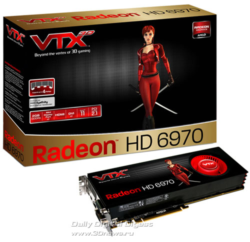 VTX3D Radeon HD 6970 VTX3D Radeon HD 6970