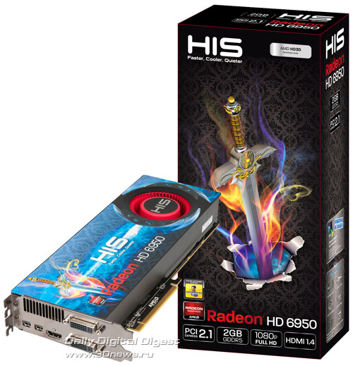 HIS Radeon HD 6950 Fan HIS Radeon HD 6950 Fan