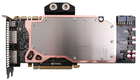 Point of View оснащает GTX 570 водоблоком от aquacomputer
