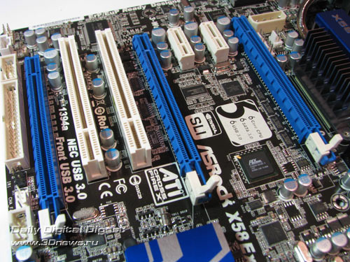  ASRock X58 Extreme6 слоты 