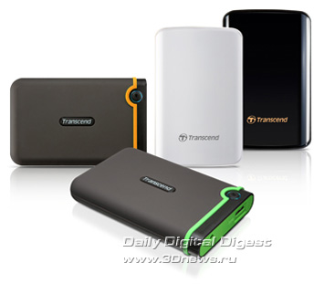 Transcend 750GB Shockproof Portable HDDs Transcend 750GB Shockproof Portable HDDs