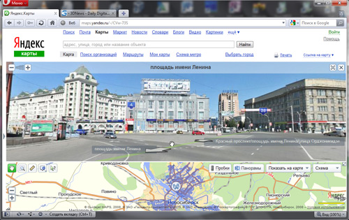 Карта 3д панорама ходить по улицам онлайн бесплатно