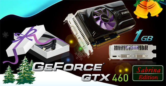 SPARKLE GTX 460 Sabrina Edition: вместо унылой приставки «SE»