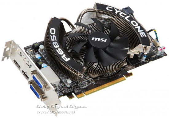 MSI R6850 Cyclone 1GD5 Power Edition/OC MSI R6850 Cyclone 1GD5 Power Edition/OC