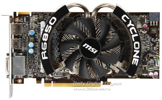 MSI R6850 Cyclone 1GD5 Power Edition/OC MSI R6850 Cyclone 1GD5 Power Edition/OC