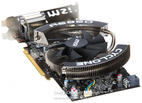 MSI R6850 Cyclone 1GD5 Power Edition/OC MSI R6850 Cyclone 1GD5 Power Edition/OC