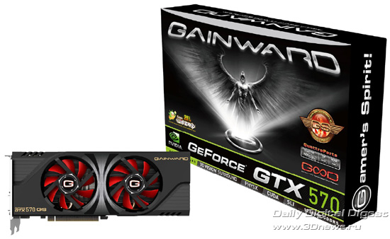 Gainward GeForce GTX 570 Golden Sample Gainward GeForce GTX 570 Golden Sample