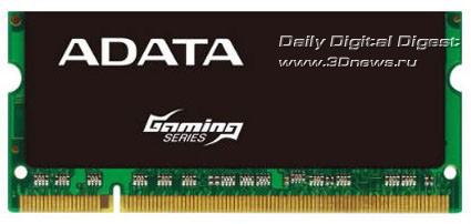 ADATA XPG Gaming Series 4GB DDR3-1600 SO-DIMM ADATA XPG Gaming Series 4GB DDR3-1600 SO-DIMM
