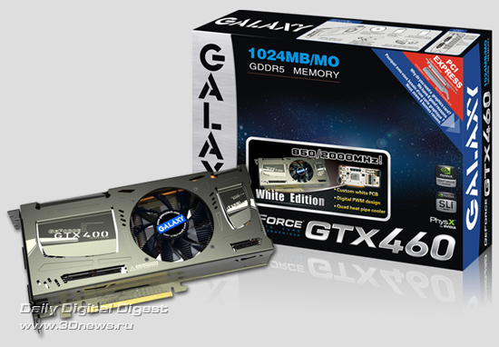 GALAXY GeForce GTX 460 White Edition GALAXY GeForce GTX 460 White Edition