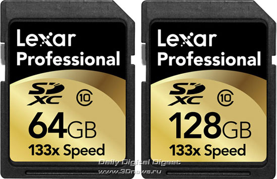 Lexar Professional Series 64GB and 128GB Class 10 SDXC Cards Lexar Professional Series 64GB and 128GB Class 10 SDXC Cards