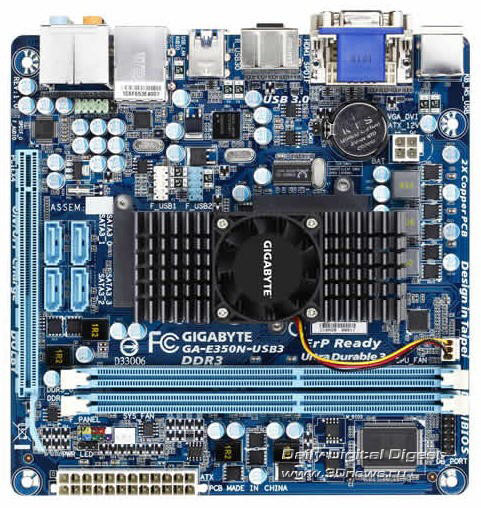 GIGABYTE GA-E350N-USB3 GIGABYTE GA-E350N-USB3
