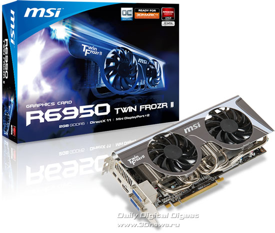 MSI R6950 Twin Frozr II MSI R6950 Twin Frozr II