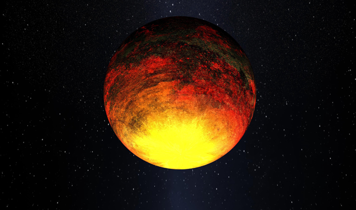 Kepler-10b глазами художника Kepler-10b глазами художника