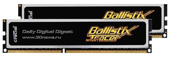 Crucial BallistiX Smart Tracer DDR3-1600 4GB Memory Kit Crucial BallistiX Smart Tracer DDR3-1600 4GB Memory Kit