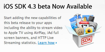 iOS 4.3 SDK