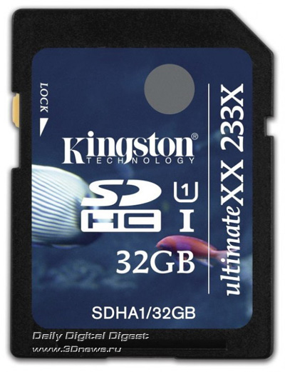 Kingston 32GB UHS-I UltimateXX SDHC Card Kingston 32GB UHS-I UltimateXX SDHC Card
