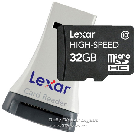Lexar Class 10 32GB microSDHC Card and USB Reader Lexar Class 10 32GB microSDHC Card and USB Reader
