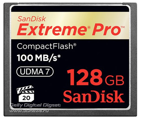 SanDisk 128GB Extreme Pro UDMA 7 CompactFlash Card SanDisk 128GB Extreme Pro UDMA 7 CompactFlash Card
