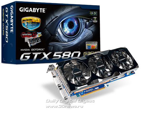 GIGABYTE GV-N580UD-15I GIGABYTE GV-N580UD-15I