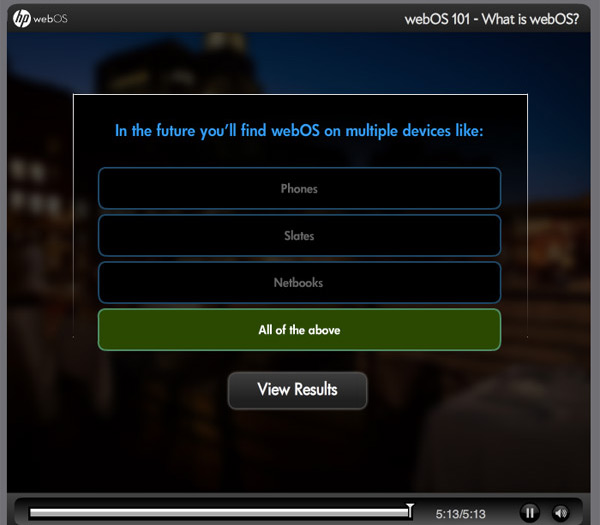 Нетбуки HP на базе webOS?