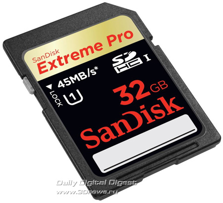 SanDisk 32GB Extreme Pro UHS-I SDHC Card SanDisk 32GB Extreme Pro UHS-I SDHC Card
