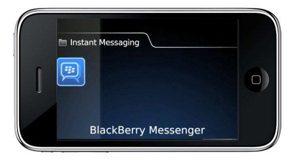 Blackberry Messanger на iPhone