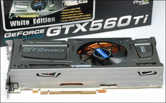 GALAXY GeForce GTX 560 Ti White Edition GALAXY GeForce GTX 560 Ti White Edition