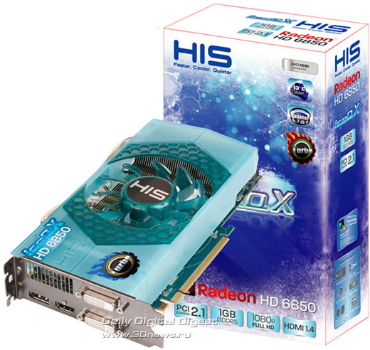 HIS Radeon HD 6850 IceQ X Turbo 1GB GDDR5 HIS Radeon HD 6850 IceQ X Turbo 1GB GDDR5