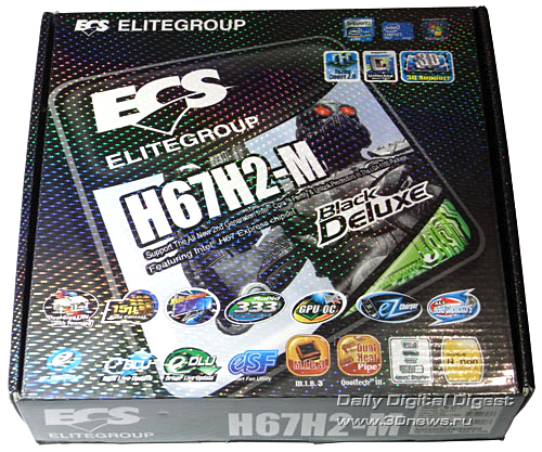  ECS H67H2-M коробка 
