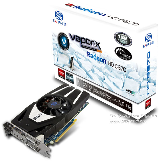 Sapphire Radeon HD 6870 Vapor-X Edition Sapphire Radeon HD 6870 Vapor-X Edition