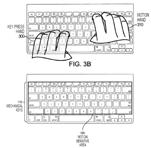 Патент клавиатуры Apple