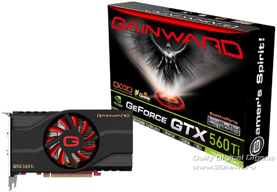 Gainward GeForce GTX 560 Ti 1024MB GDDR5 Gainward GeForce GTX 560 Ti 1024MB GDDR5