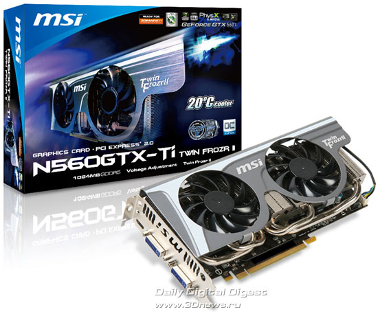 MSI N560GTX-Ti Twin Frozr II/OC MSI N560GTX-Ti Twin Frozr II/OC
