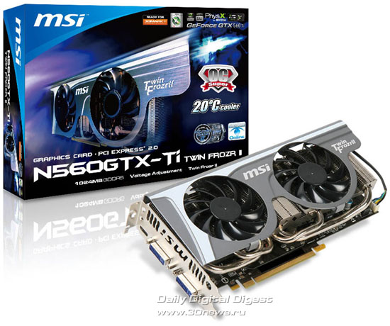 MSI N560GTX-Ti Twin Frozr II/SOC MSI N560GTX-Ti Twin Frozr II/SOC