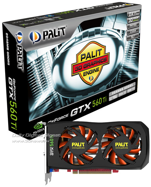 Palit GeForce GTX 560 Ti 2GB Palit GeForce GTX 560 Ti 2GB