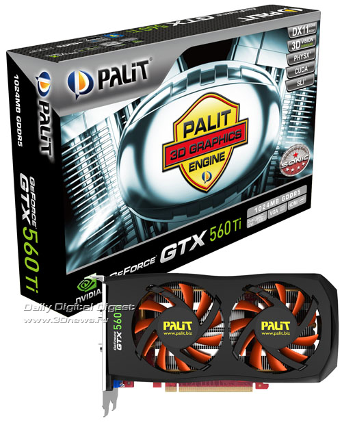 Palit GeForce GTX 560 Ti SONIC Palit GeForce GTX 560 Ti SONIC