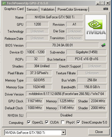 Разогнанная GTX 560 Ti до 1,1 ГГц спокойно обходит GTX 580