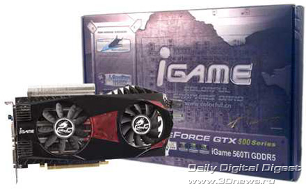 Colorful iGame560Ti-1024M D5 Ymir Colorful iGame560Ti-1024M D5 Ymir