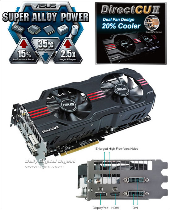 ASUS GTX500 DirectCU II Series ASUS GTX500 DirectCU II Series