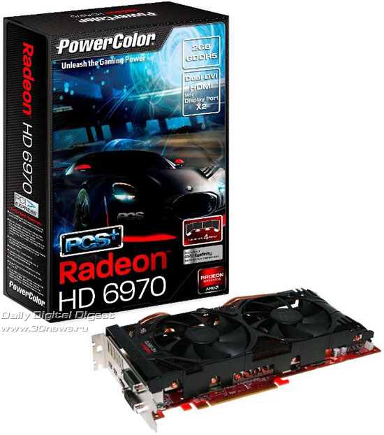 PowerColor PCS+ Radeon HD 6970 2GB GDDD5 PowerColor PCS+ Radeon HD 6970 2GB GDDD5