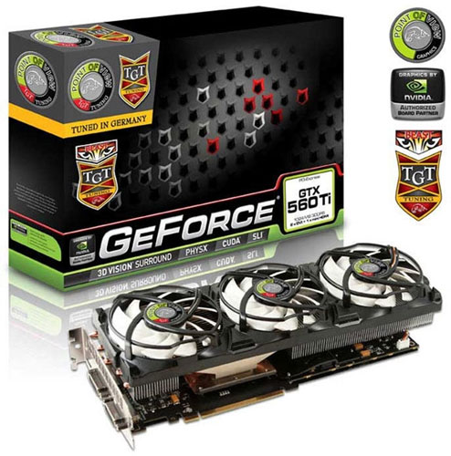 Трио форсированных GTX 560 Ti от TGT с охлаждением Arctic Cooling