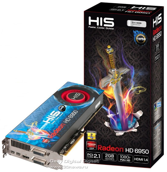 HIS Radeon HD 6950 Fan Turbo 2GB GDDR5 HIS Radeon HD 6950 Fan Turbo 2GB GDDR5