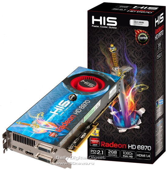 HIS Radeon HD 6970 Fan Turbo 2GB GDDR5 HIS Radeon HD 6970 Fan Turbo 2GB GDDR5