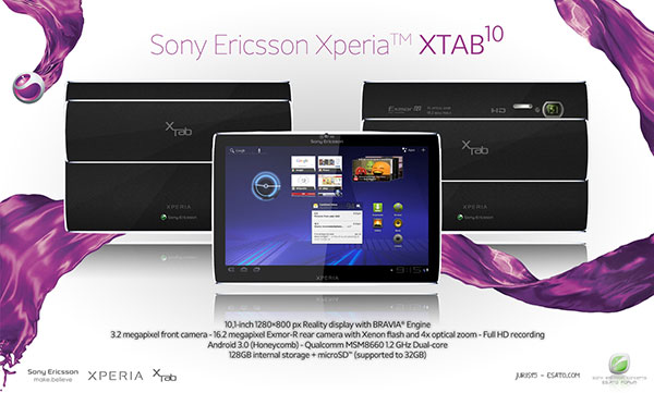 Sony Ericsson Xperia X Tab 10 Sony Ericsson Xperia X Tab 10